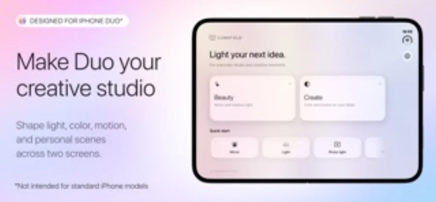 LumaFold: Screen Light developer-published iPhone product screenshot 1