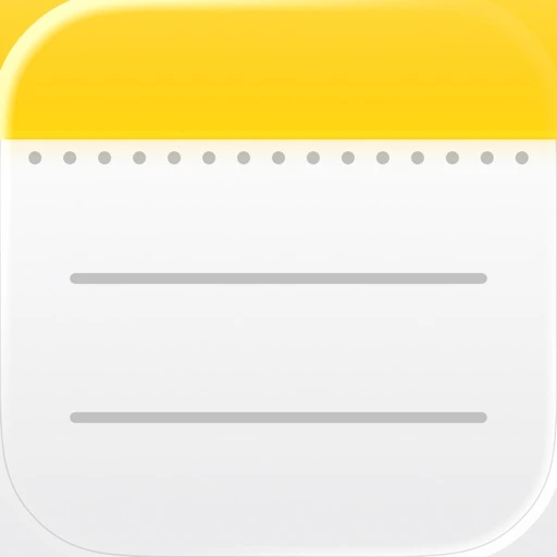 Apple Notes app icon