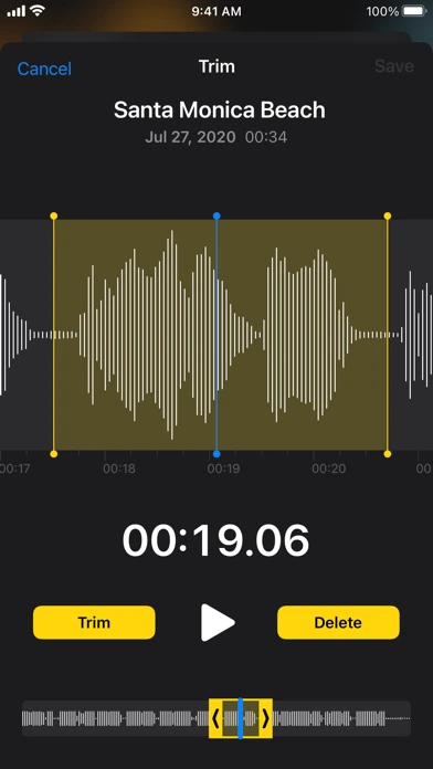 Apple Voice Memos — iPhone 1