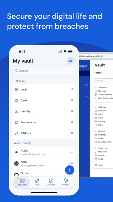 Bitwarden — iPhone 1