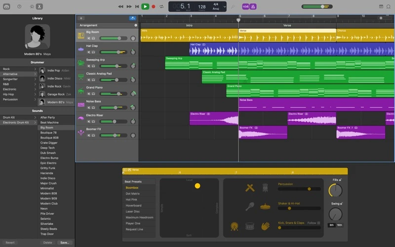 GarageBand — macOS 1