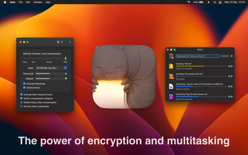 Keka — macOS 1