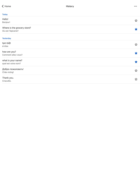 Google Translate — iPad 2