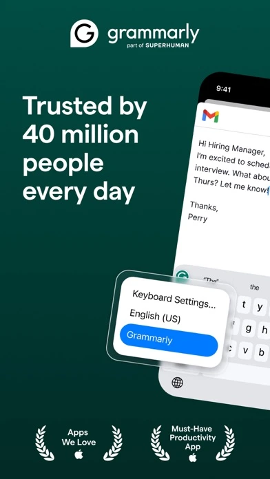 Grammarly — iPhone 1