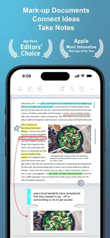 LiquidText — iPhone 1