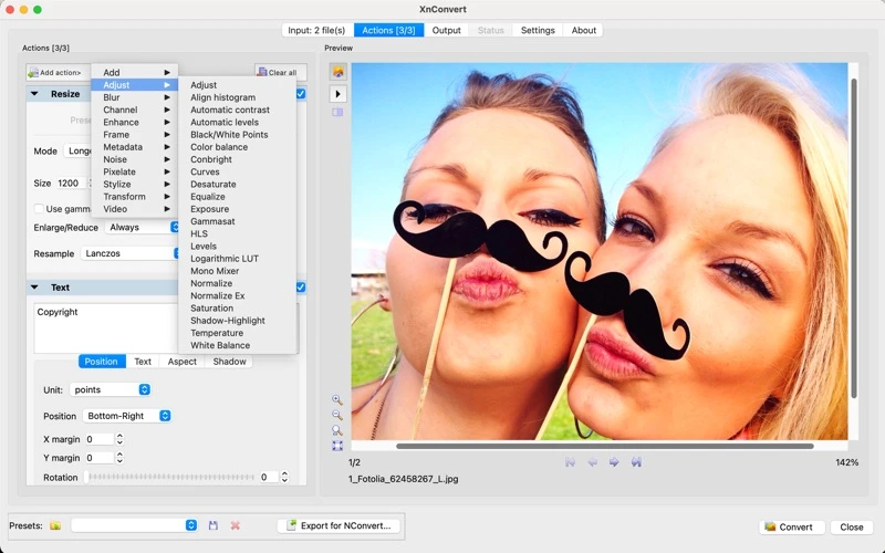 XnConvert — macOS 2