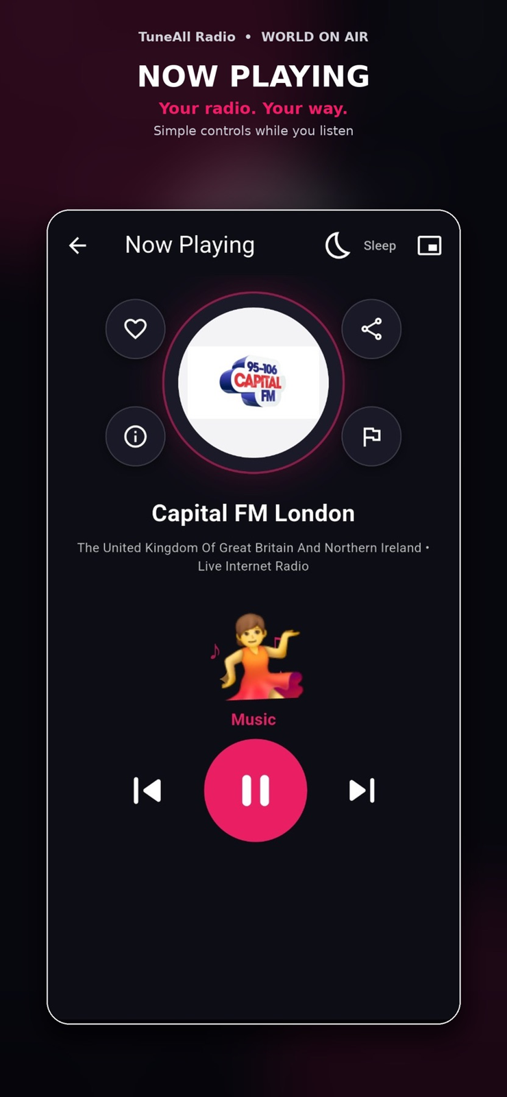 TuneAll Radio — iPhone 3