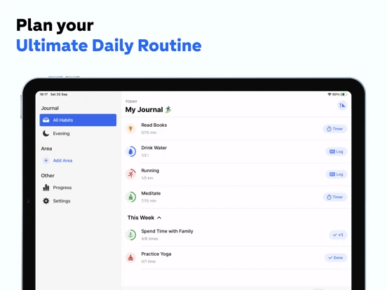 Habitify — iPad 2