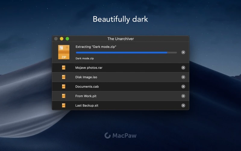 The Unarchiver — macOS 2