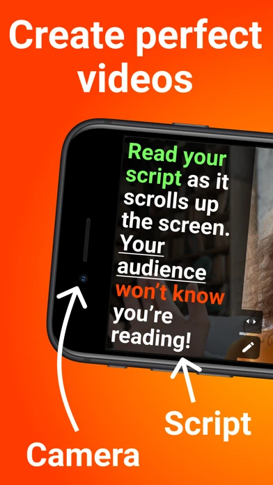 Teleprompter for Video — iPhone 1