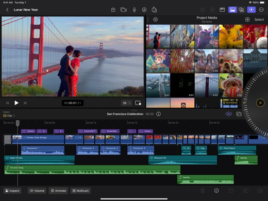 Final Cut Pro for iPad — iPad 1